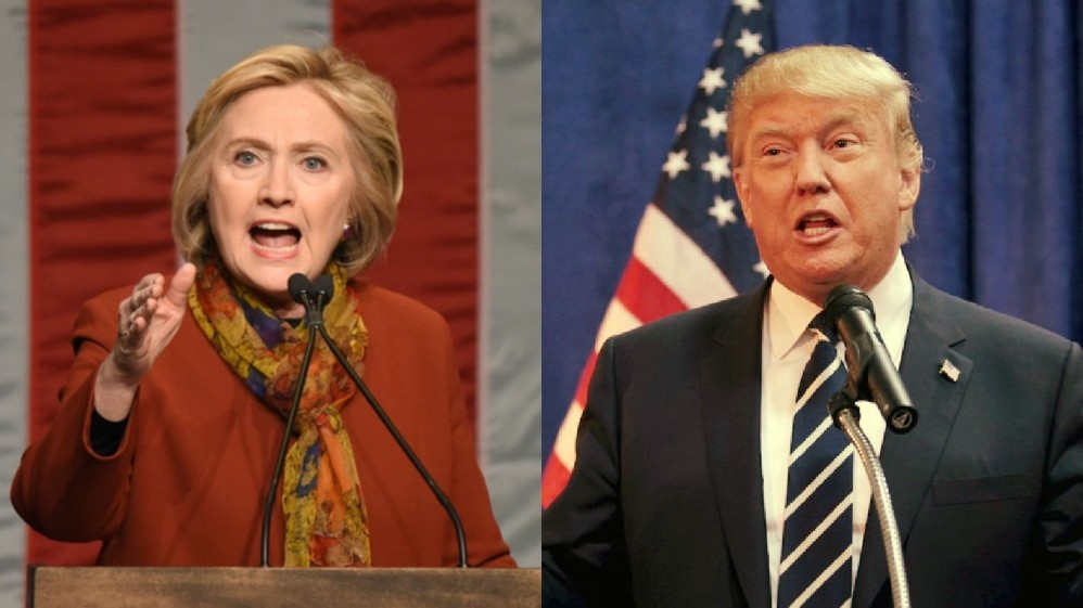 Clinton: Bau Trump lam tong thong la sai lam lich su hinh anh