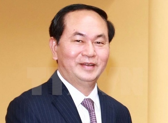 Chu tich nuoc Tran Dai Quang sap tham Lao, Campuchia hinh anh