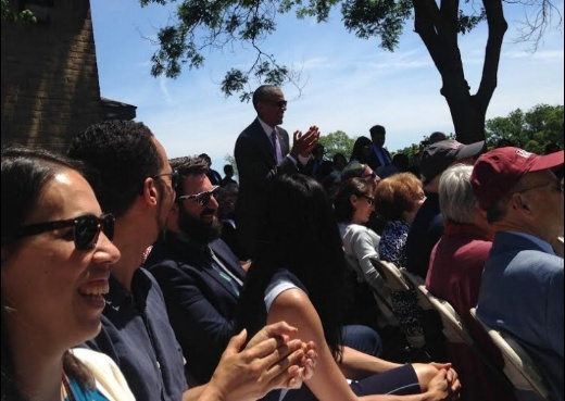 Obama dự lễ tốt nghiệp của con gái ảnh 1 Obama du le tot nghiep cua con gai anh 1