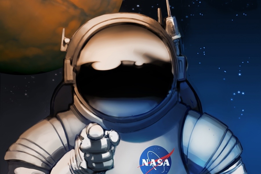 NASA tung poster tuyen nguoi len sao Hoa hinh anh
