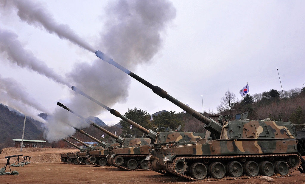 Luu phao K9 thang thau tai An Do anh 1