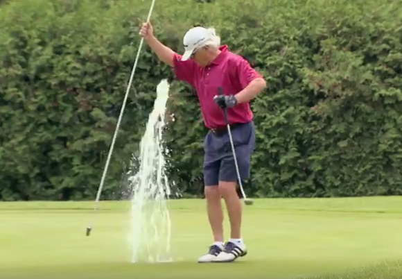 Nuoc phot tu san golf hinh anh