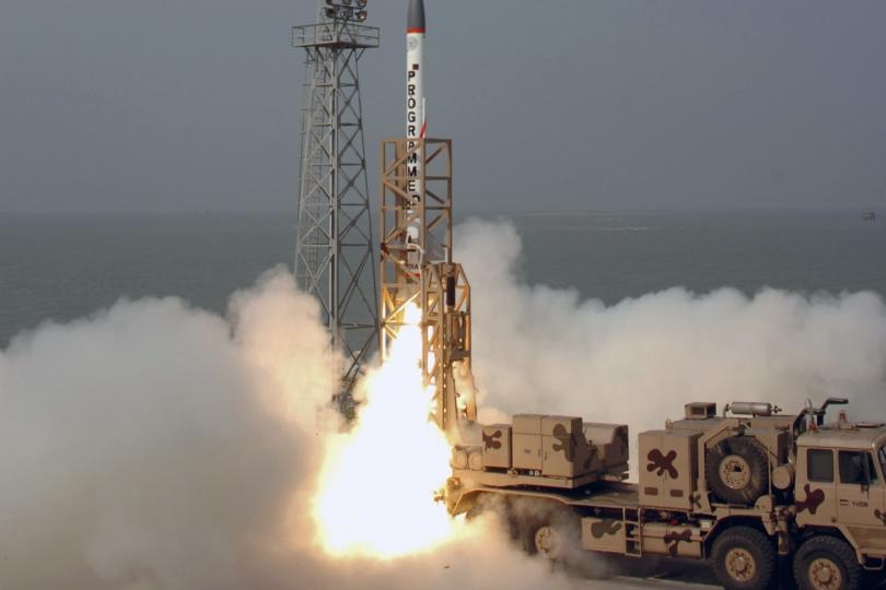 Lá chắn tên lửa Ấn Độ ảnh 1 La chan ten lua An Do anh 1