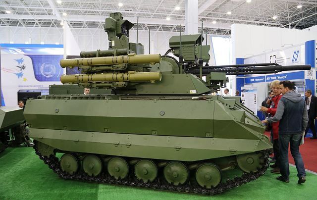 Dan vu khi cuc manh tren robot Uran-9 cua Nga hinh anh