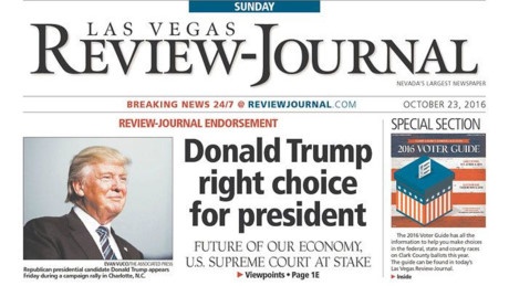 To bao lon dau tien tuyen bo ung ho Trump hinh anh