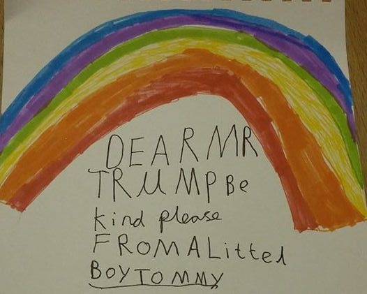 tre em My viet thu gui Trump anh 10