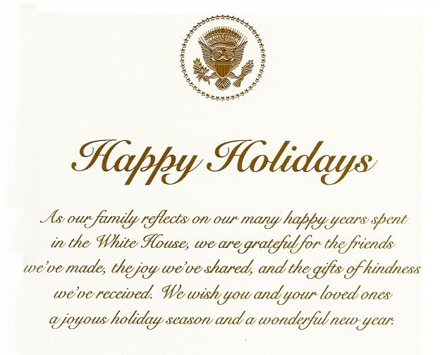 Dân mạng nức lòng khen thiệp Giáng sinh nhà Obama ảnh 2 Dan mang nuc long khen thiep Giang sinh nha Obama anh 2