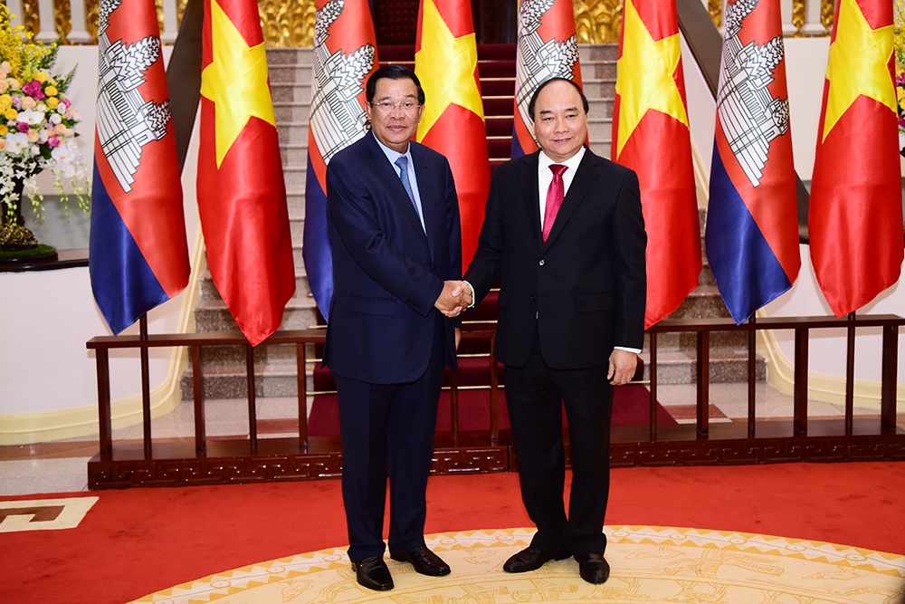 Thu tuong Campuchia Hun Sen tham Viet Nam anh 1