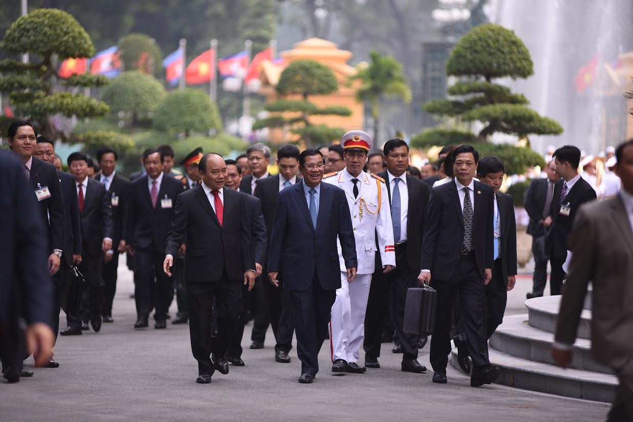 Thu tuong Campuchia Hun Sen tham Viet Nam anh 7