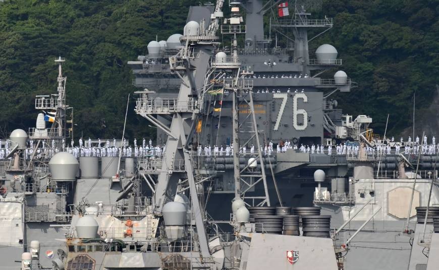 Mỹ điều tàu sân bay đến Triều Tiên ảnh 1 My dieu tau san bay den Trieu Tien anh 1