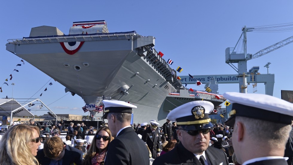 Siêu tàu sân bay lớp Ford ảnh 1 Sieu tau san bay lop Ford anh 1