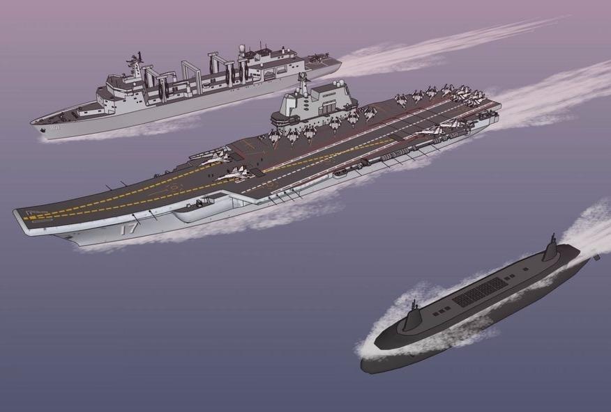 Trung Quoc du dinh che tao chien ham lai tau ngam hinh anh