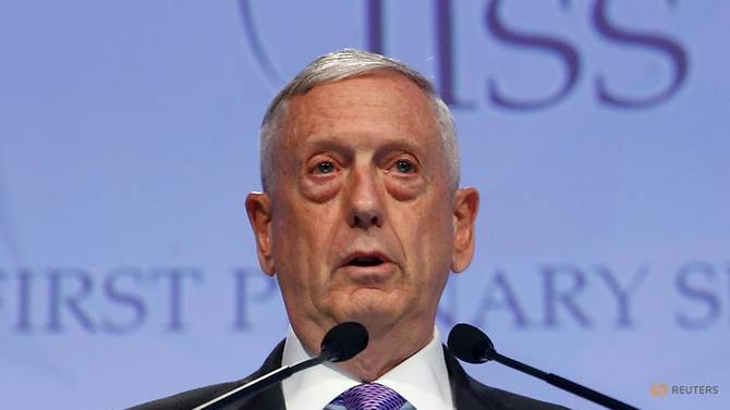 Trung Quoc phe phan bai phat bieu cua Bo truong Mattis hinh anh