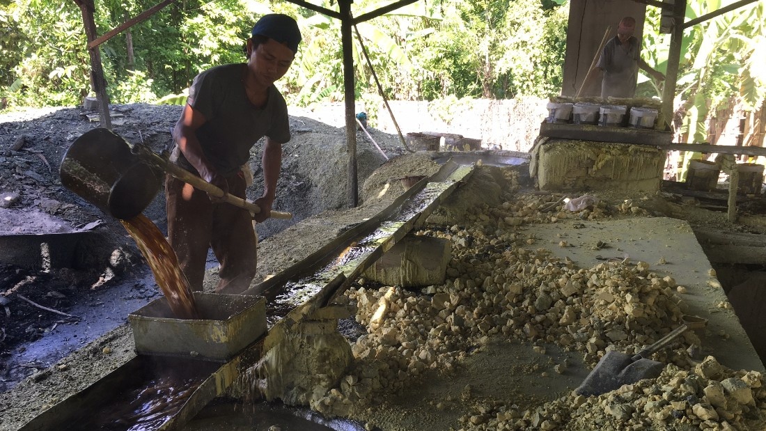 nui lua Ijen,  tho mo,  Indonesia,  luu huynh, anh 10