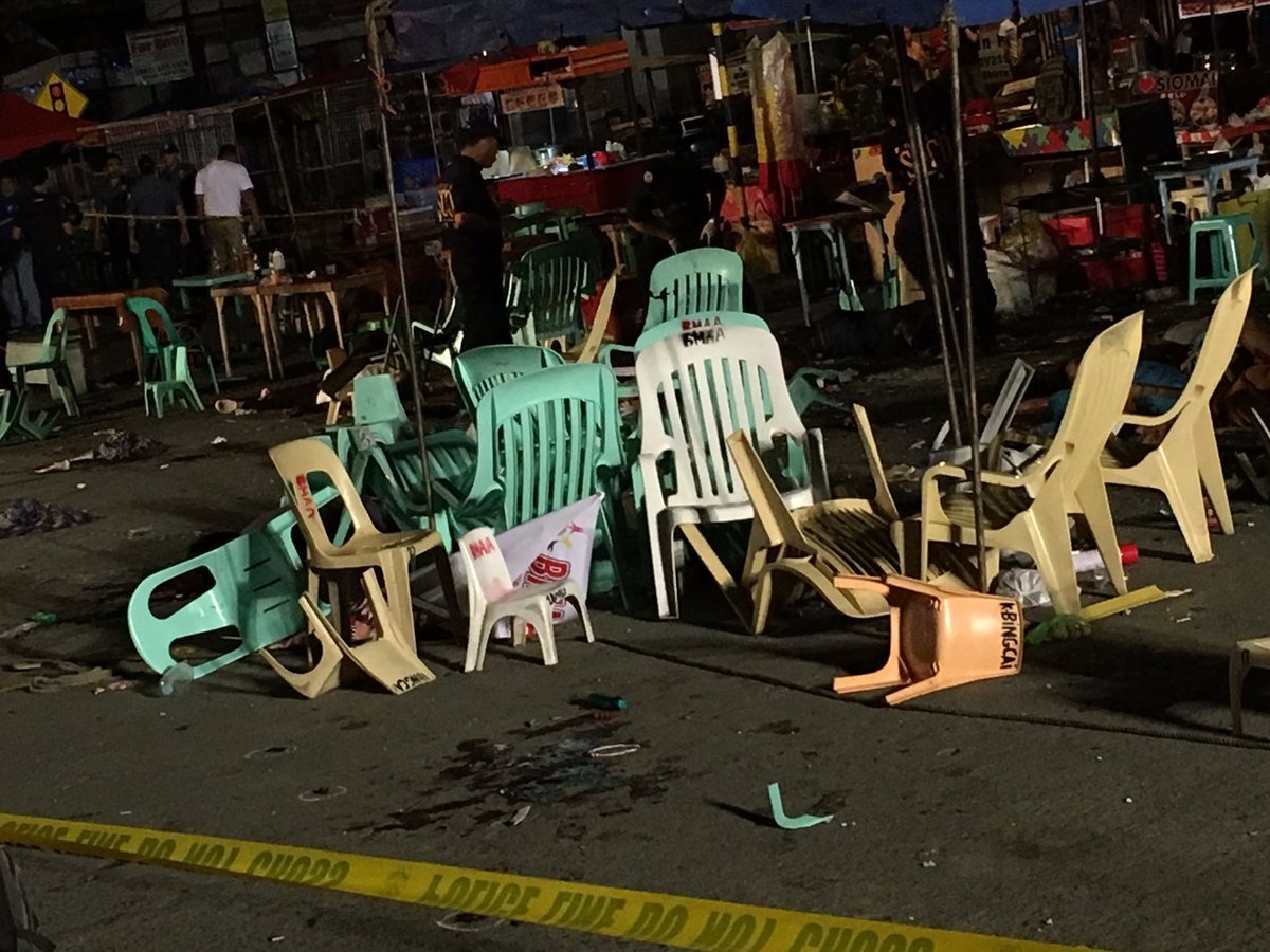 Hien truong vu no bom tai cho dem Philippines anh 5