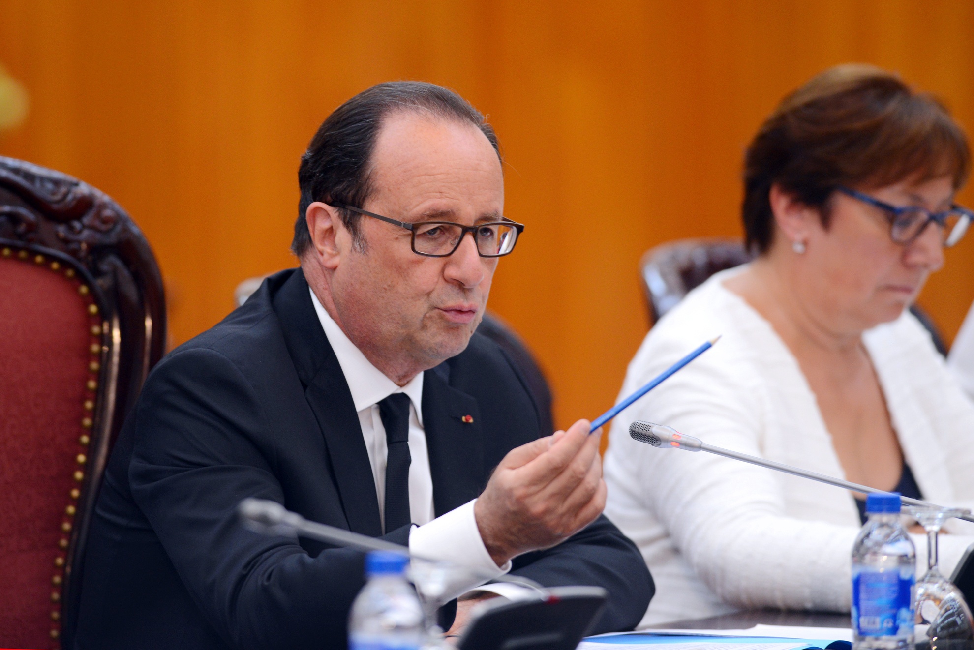 Tổng thống Pháp Francois Hollande thăm Việt Nam ảnh 11 Tong thong Phap Francois Hollande tham Viet Nam anh 11
