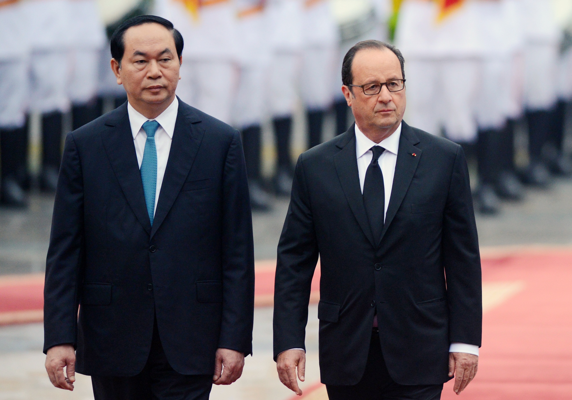 Tổng thống Pháp Francois Hollande thăm Việt Nam ảnh 4 Tong thong Phap Francois Hollande tham Viet Nam anh 4