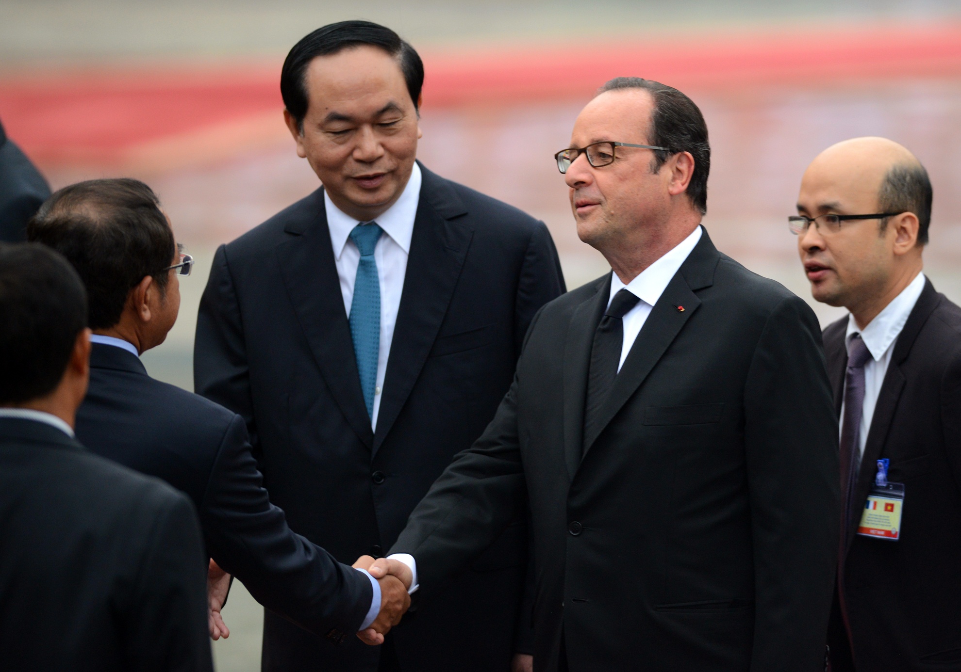 Tổng thống Pháp Francois Hollande thăm Việt Nam ảnh 5 Tong thong Phap Francois Hollande tham Viet Nam anh 5