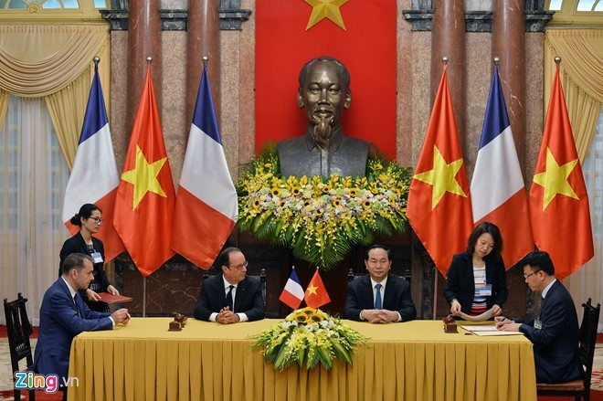 Tổng thống Pháp, chuyến thăm, kinh tế, quốc phòng ảnh 1 Tong thong Phap, chuyen tham, kinh te, quoc phong anh 1