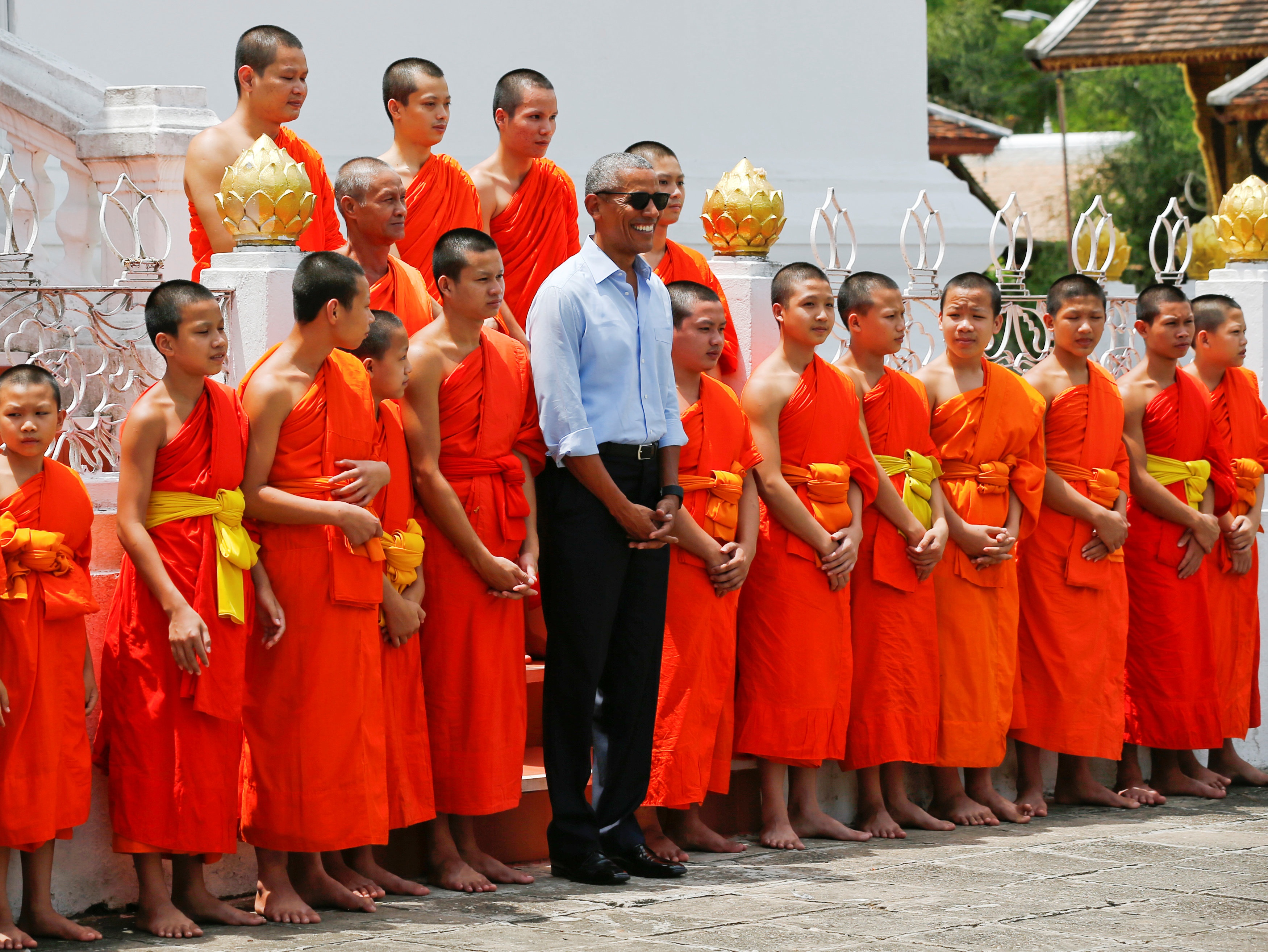 tong thong Obama dao pho o Lao anh 2