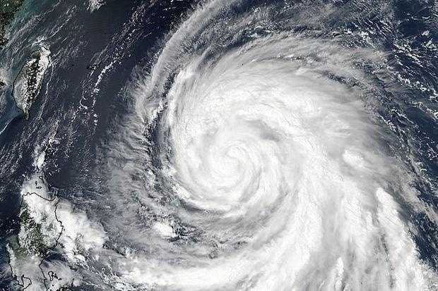 Bao Megi mang theo mua to va gio giat cuc manh o Dai Loan hinh anh