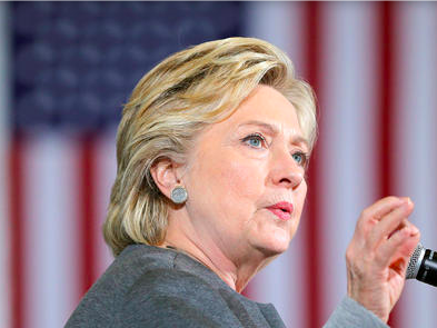 Ba Clinton vuot troi phieu bau cu som tai bang chien truong hinh anh