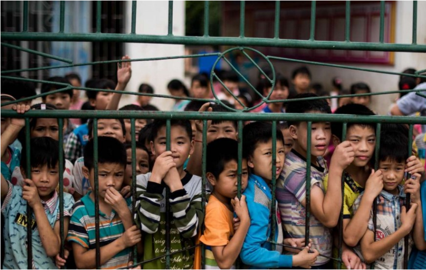 Tre em bi bo roi o Trung Quoc nhieu bang dan so nuoc Anh hinh anh