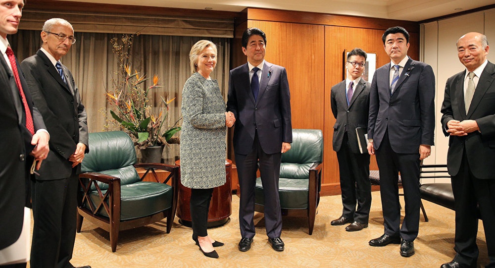 Thu tuong Nhat tham My neu Clinton lam tong thong anh 1