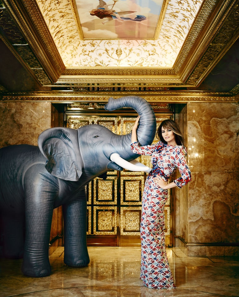 Melania tro thanh de nhat phu nhan My anh 6