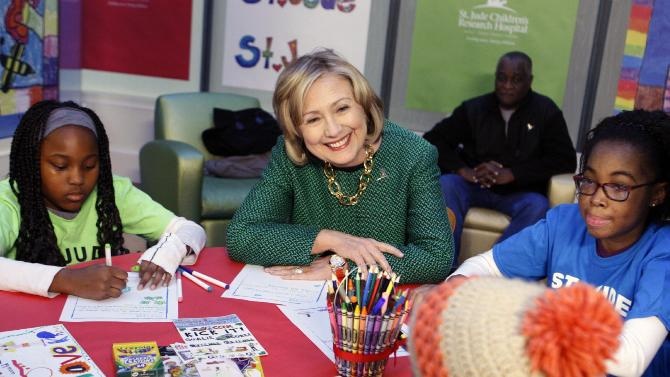 Trẻ em Mỹ thích Clinton làm tổng thống ảnh 1 Tre em My thich Clinton lam tong thong anh 1