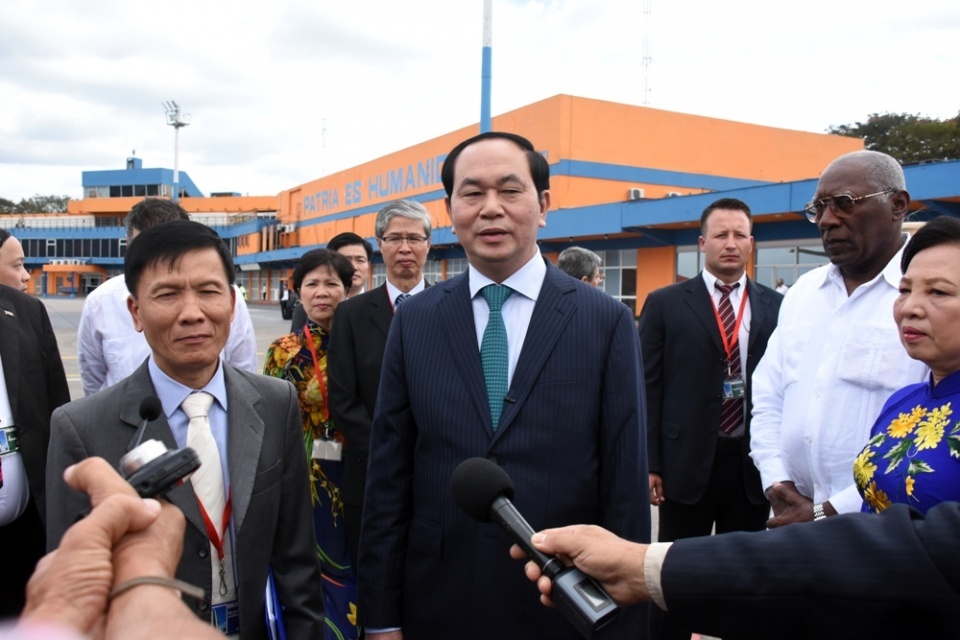 Chu tich nuoc Tran Dai Quang tham Cuba anh 5