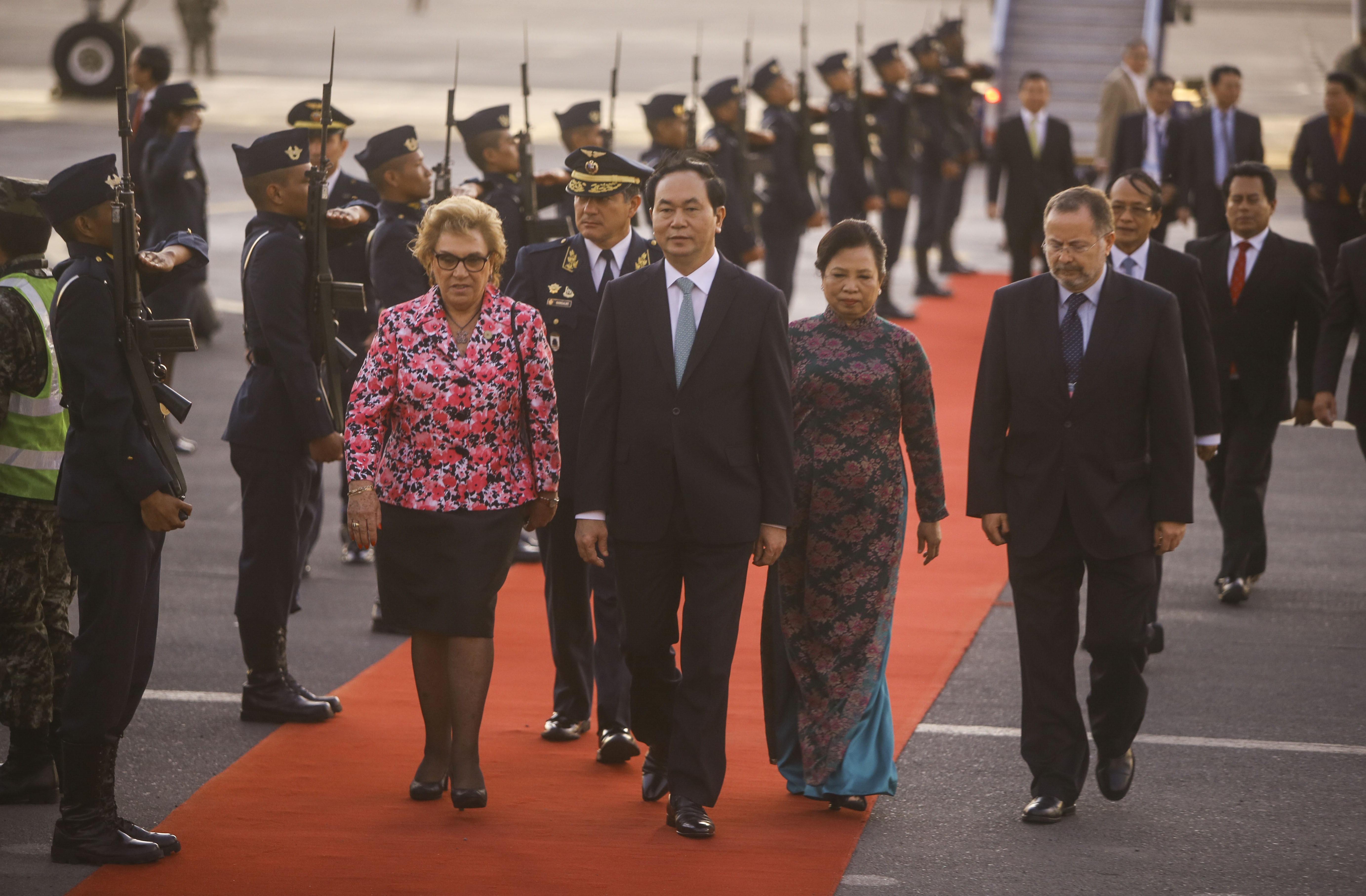 Chủ tịch nước Trần Đại Quang đến Peru dự APEC ảnh 4 Chu tich nuoc Tran Dai Quang den Peru du APEC anh 4