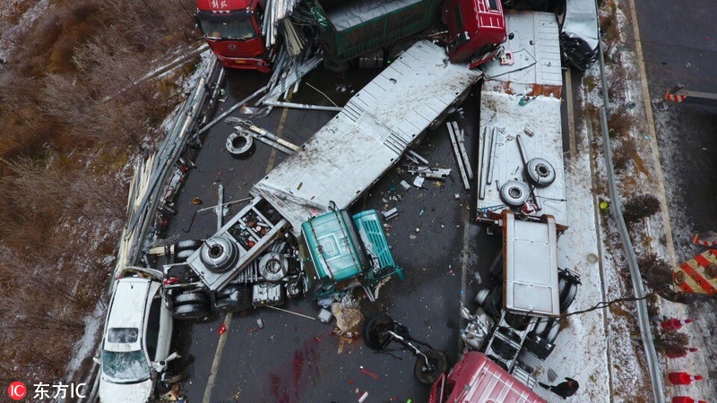 Tai nan lien hoan 56 oto o Trung Quoc anh 4