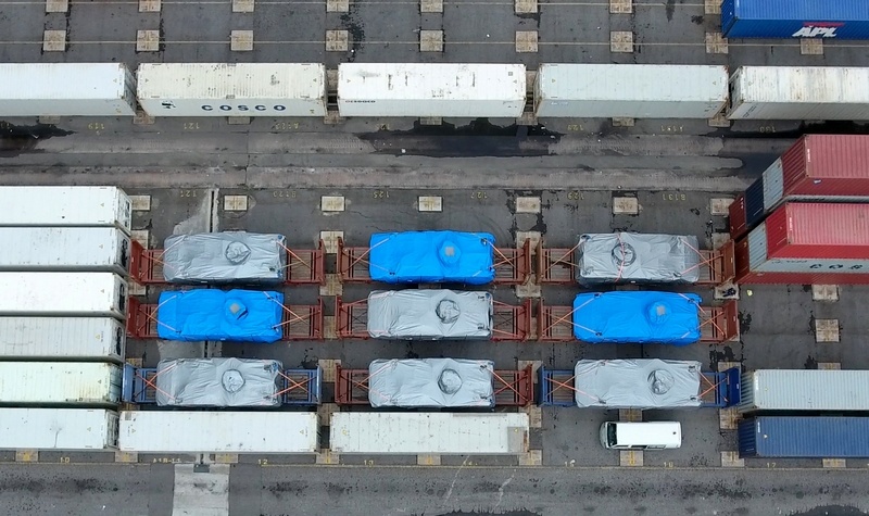 Hai quan Hong Kong tich thu xe boc thep anh 1