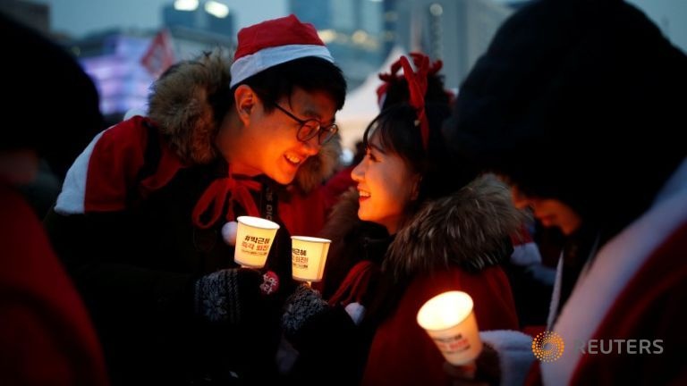 biểu tình phản đối tổng thống Hàn Quốc ảnh 2 bieu tinh phan doi tong thong Han Quoc anh 2