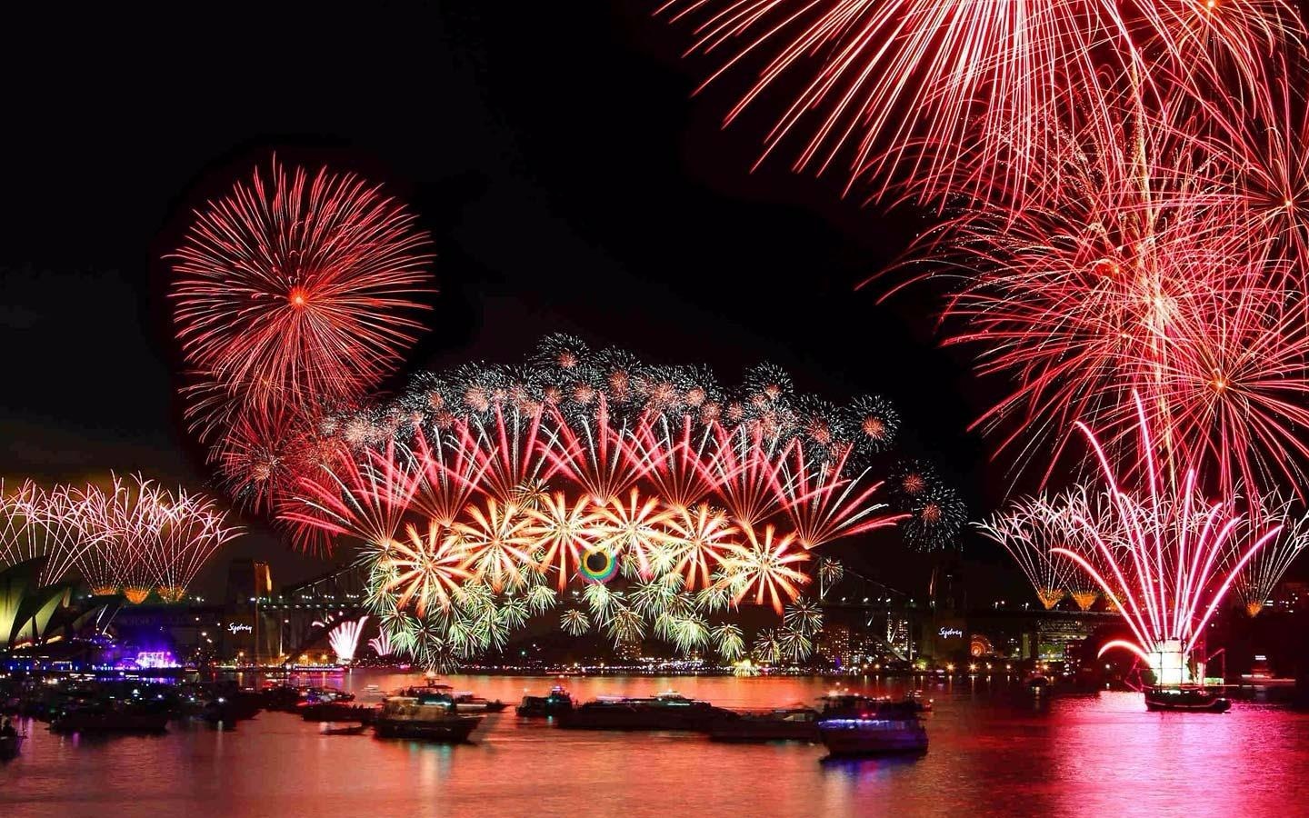 Phao hoa mung nam moi 2016 o cang Sydney hinh anh