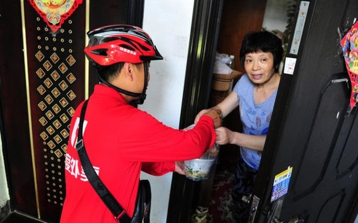 nghề giao hàng ở Trung Quốc ảnh 2 nghe giao hang o Trung Quoc anh 2
