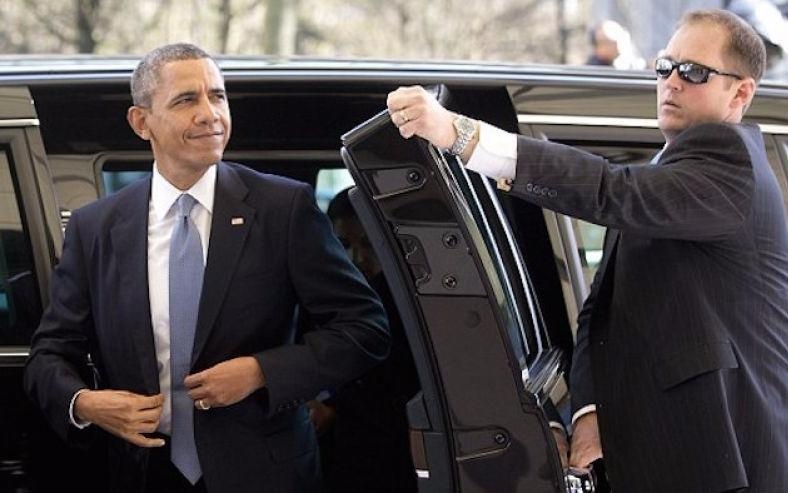 Tong thong My duoc bao ve tron doi sau khi roi Nha Trang hinh anh