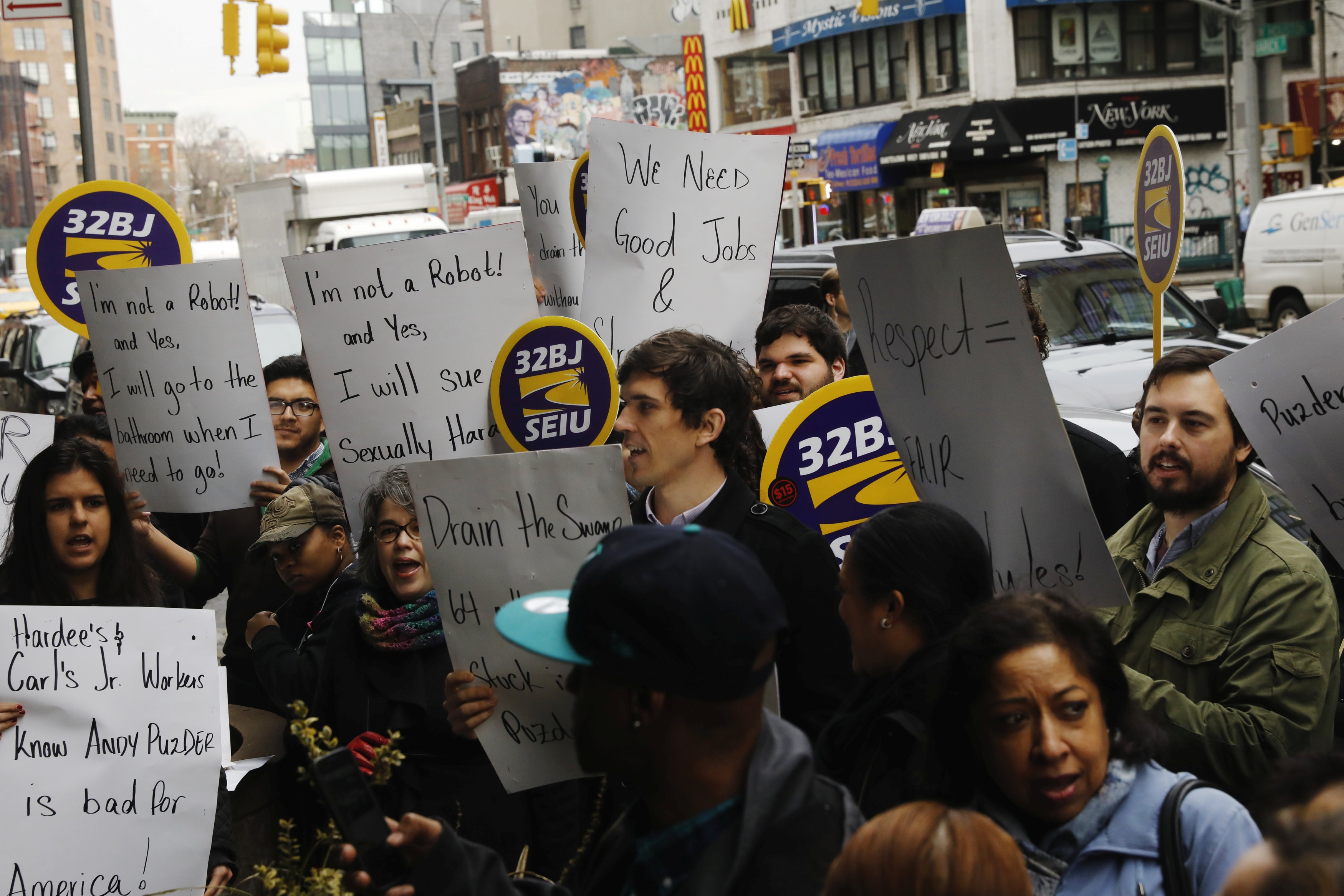 bieu tinh o New York anh 7