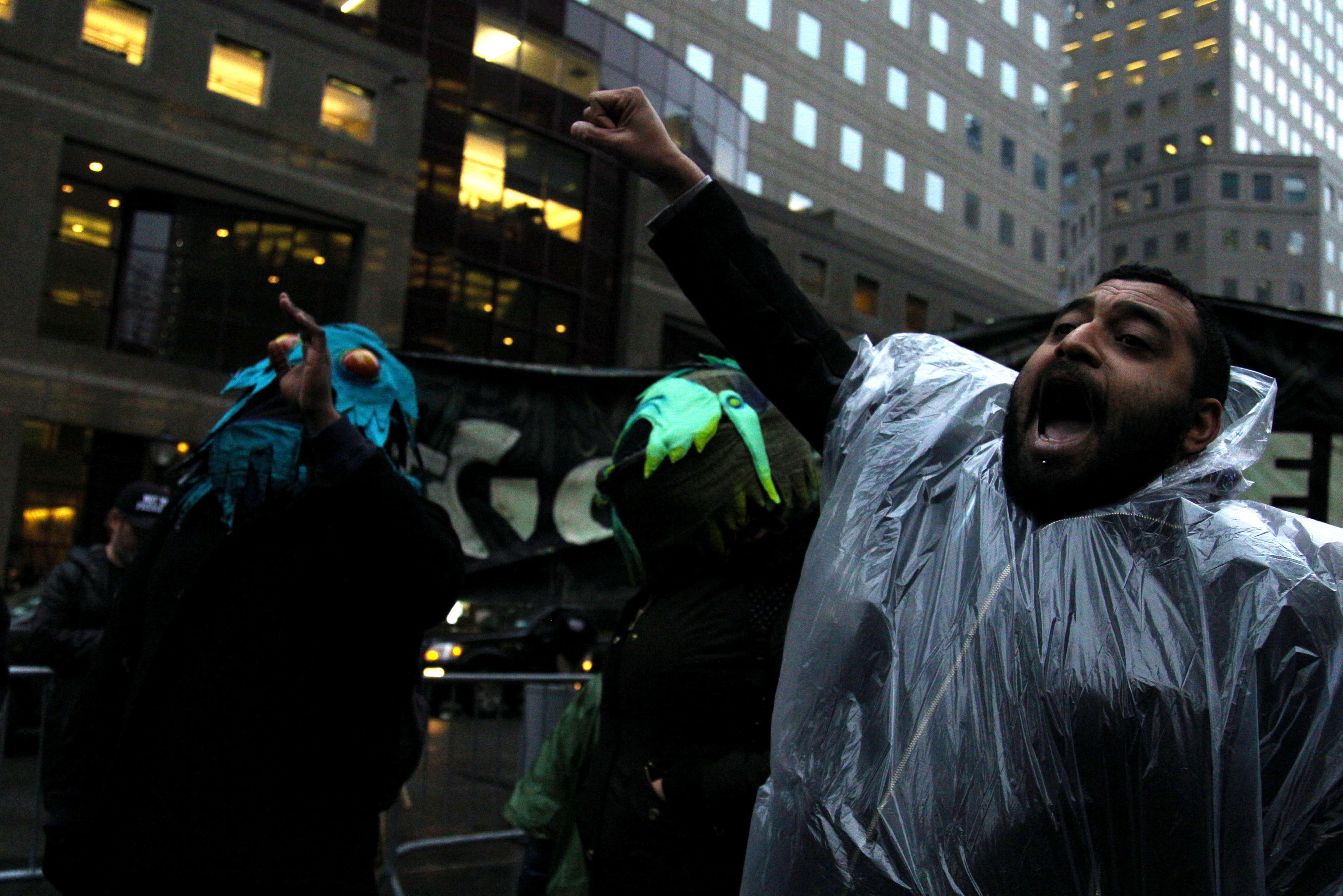 bieu tinh o New York anh 5