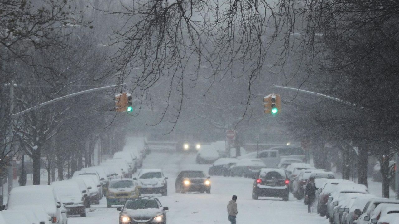 bao tuyet lon o New York anh 1