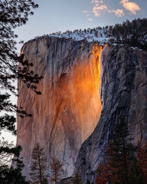 thac lua o vuon quoc gia Yosemite anh 1