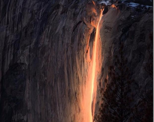 'Thac lua' o Vuon Quoc gia Yosemite hinh anh