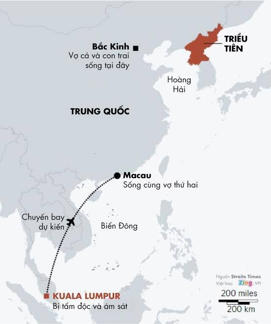 Kim Jong Nam bị tấn công ở Malaysia ảnh 2 Kim Jong Nam bi tan cong o Malaysia anh 2