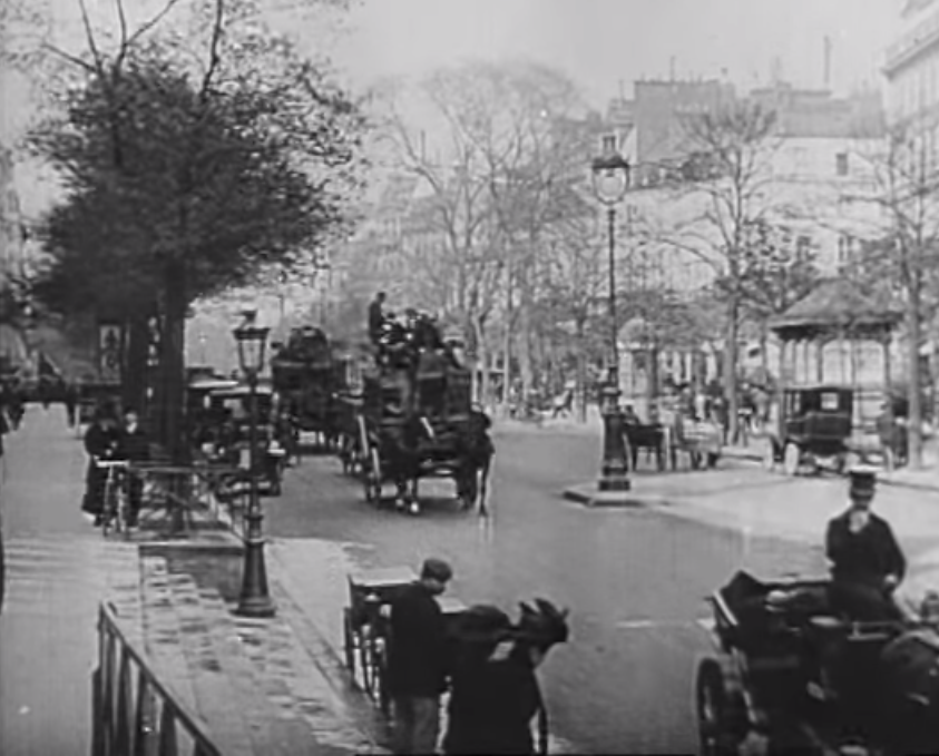 Duong pho Paris nhung nam 1900 hinh anh