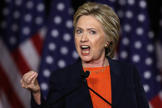 Dai chien Donald Trump - Hillary Clinton bat dau hinh anh