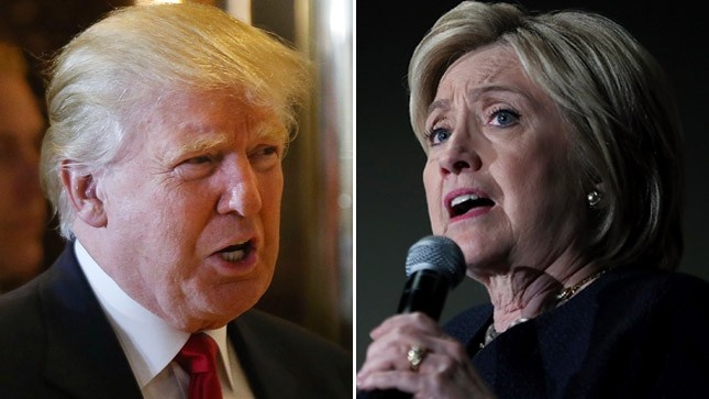 Đối đầu Donald Trump và Hillary Clinton ảnh 2 Doi dau Donald Trump va Hillary Clinton anh 2