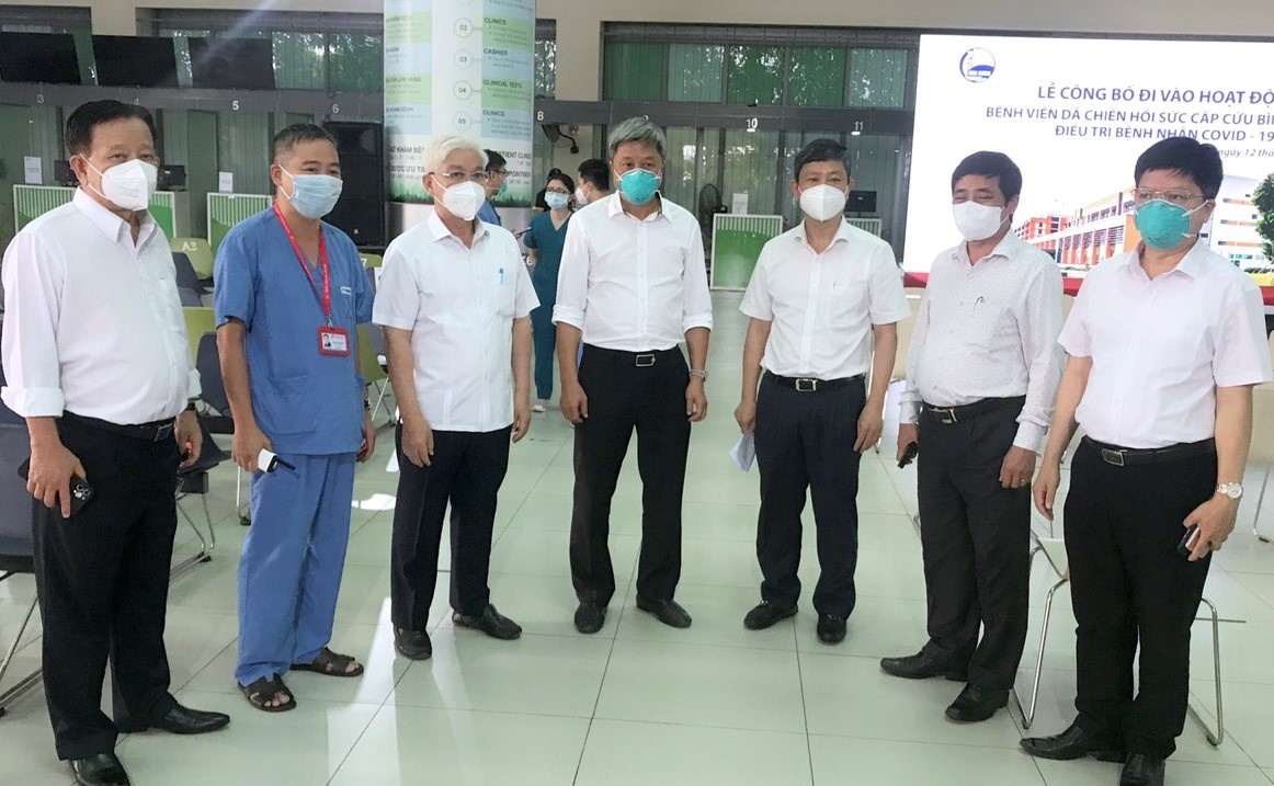 Benh vien da chien hoi suc cap cuu Binh Duong,  dua vao hoat dong,  Nguyen Truong Son,  Thu truong Bo Y Te anh 1