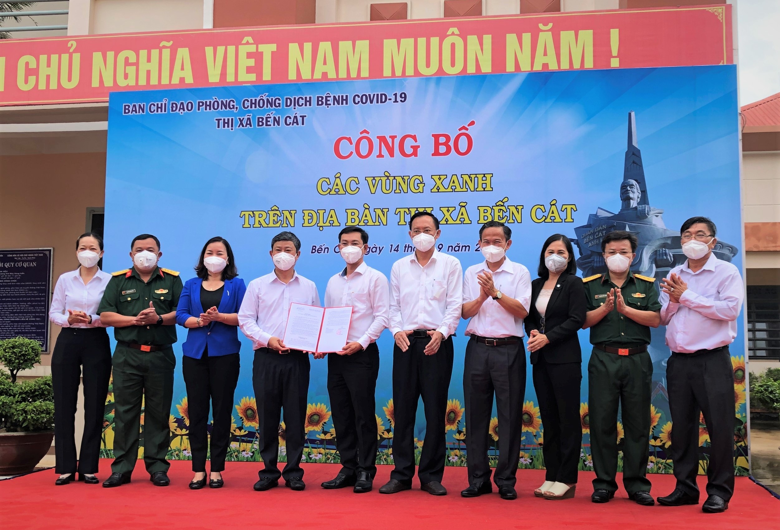 Thi xa Ben Cat cong bo vung xanh anh 1