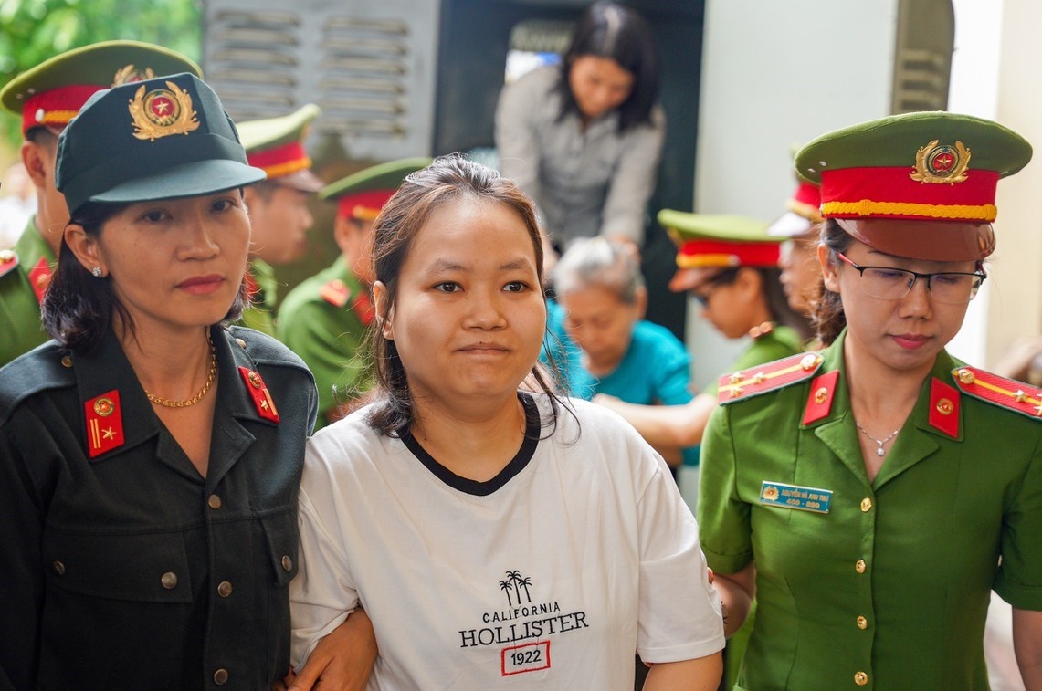 Pham Thi Thien Ha,  xet xu phuc tham,  tu hinh,  do be tong giau xac anh 1